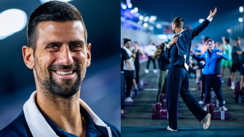 Ѓоковиќ им водел вежби на Формула 1 возачите