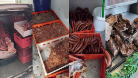 Изречени 60 казни и уништени 624 килограми небезбедна храна откриени пред новогодишните празници