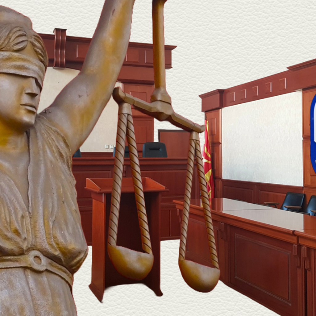 Македонско судство: Мебел од СФРЈ, цеде-режачи и преполовен кадар