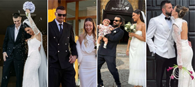 Втор брак за Дани Димитровска, се венчаа тројца фудбалери – Свадбите на познатите Македонци во 2025