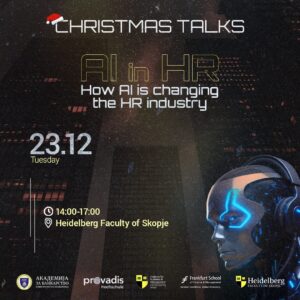 Вештачката интелигенција и човечките ресурси: Втор дел од Christmas Talks во Скопје