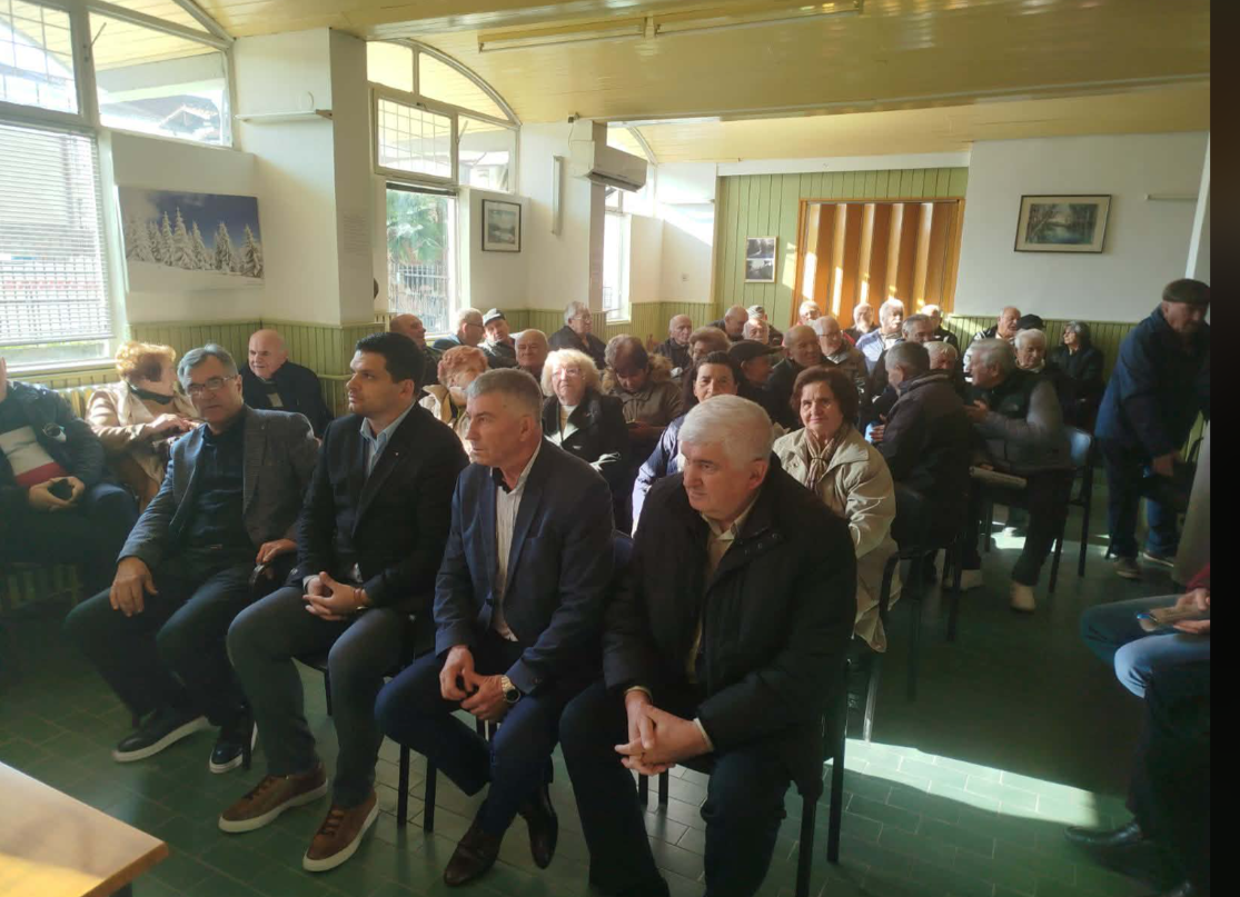 Седница на собранието на Здружението на пензионери Охрид и Дебрца