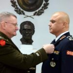 Американскиот генерал-мајор Најт го одликува началникот на ГШ на Армијата Лафчиски со Медал за истакната служба