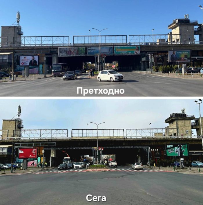 ИВАНОВСКИ: Продолжуваме со враќање на автентичниот изглед на Железничката станица во Скопје