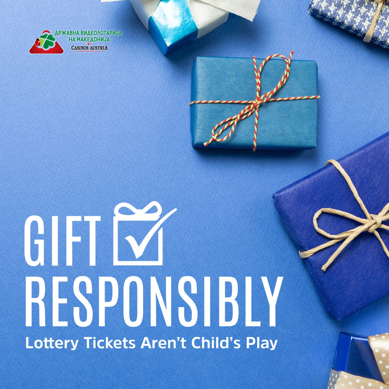 „ПРЕМЛАДИ ЗА ИГРА“: ВИДЕОЛОТАРИЈА КАСИНОС АВСТРИЈА И ГОДИНАВА Е ДЕЛ ОД ГЛОБАЛНАТА КАМПАЊА ЗА ЗГОЛЕМУВАЊЕ НА ЈАВНАТА СВЕСТ ЗА РИЗИЦИТЕ ОД ВКЛУЧУВАЊЕ НА МЛАДИТЕ ПОД 18 ГОДИНИ ВО ИГРИТЕ НА СРЕЌА
