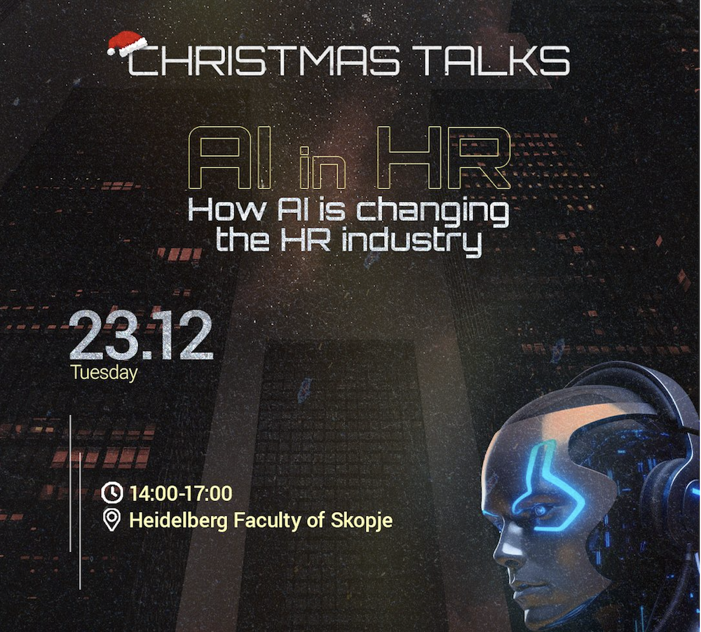 Вештачката интелигенција и човечките ресурси: Втор дел од Christmas Talks во Скопје