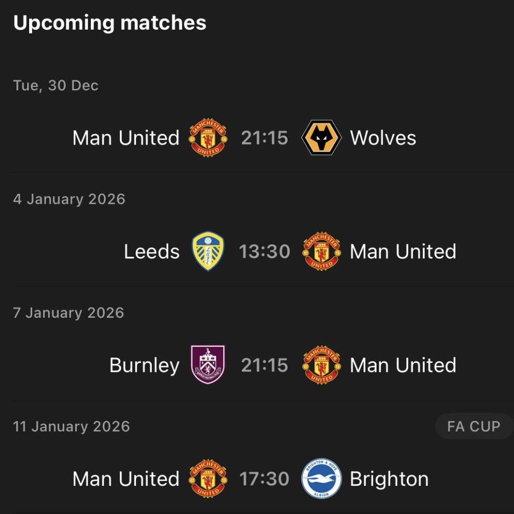 Ќе има ли шишање? За Манчестер јунајтед следи идеален распоред!