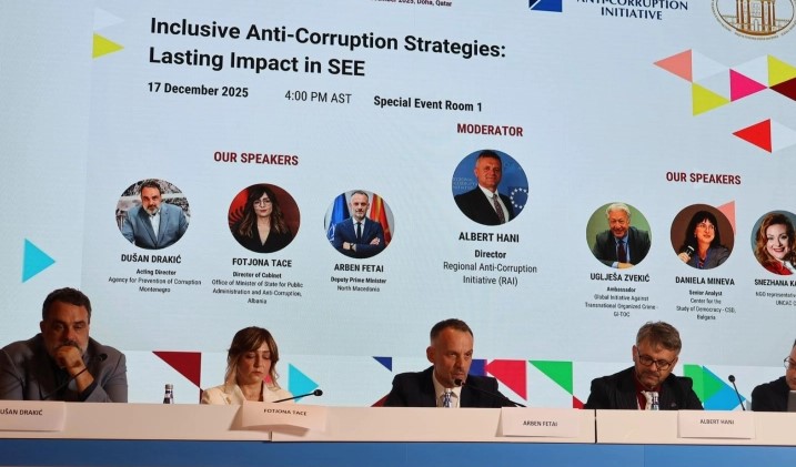 Фетаи: Стратегиите против корупцијата бараат лидерство, имплементација и јавна доверба