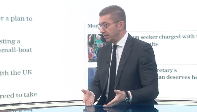 Мицкоски: Го вративме името, дури и Венко и СДСМ користат само Македонија без северна