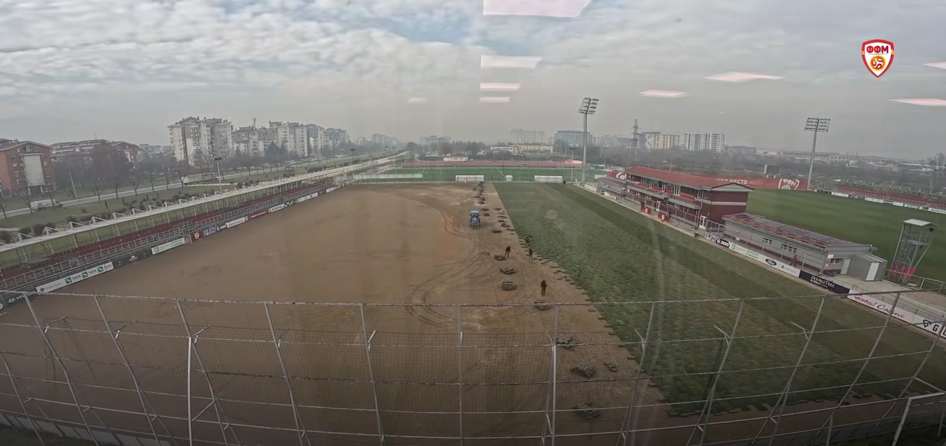 ФФМ во последните денови од годината го заврши реновирањето на теренот број 1 на „Петар Милошевски“ (ВИДЕО)