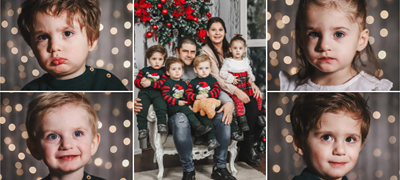 Штипската четворка порасна – слатки новогодишни честитки од Ведран, Леонтина, Теодор и Михаил (фото)