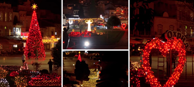 Охрид блеска во црвено – магично новогодишно украсување низ градот (видео)