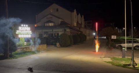 ВИДЕО: Огномет во доцните часови – „Чкембари“ ги оставија вардарци без сон!