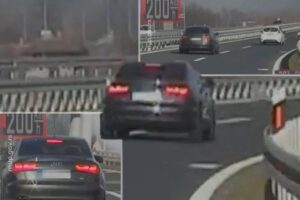 (ВИДЕО) Возеше пијан со 200 км на час – заработи пријава
