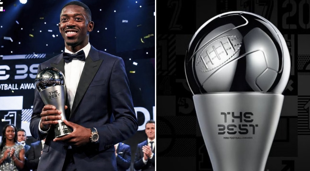 Осман Дембеле е најдобар играч и во изборот на ФИФА, заедно со Аитана Бонмати