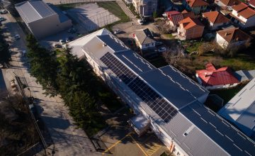 Фотоволтаична централа поставена во ОЕМУЦ „Св. Наум Охридски“