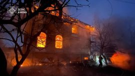 Русија го ракетираше Киев пред Зеленски да се сретне со Трамп и со европските лидери