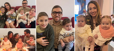 „Три разиграни срциња“ – Тројката на Горан Папаз и сопругата наполни една година – прославија со 3 торти