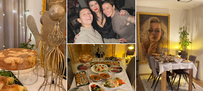 Миа Костова славеше Св. Никола – овој пат дома со семејството, по прославите во ресторани низ годините