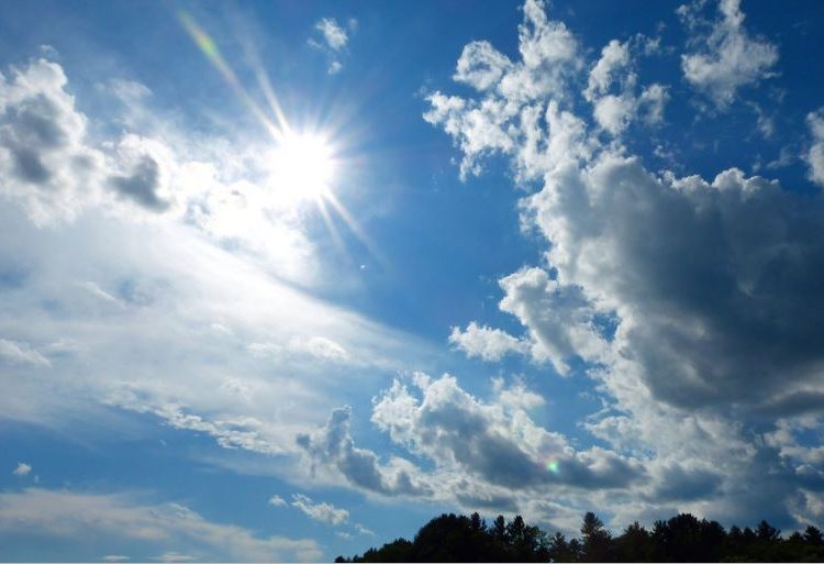 Сончево со умерена облачност