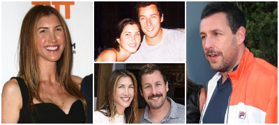 Го бодри кога снима љубовни сцени со колешки, ја смени религијата за него: Детали за бракот на Адам Сендлер и сопругата Џеки