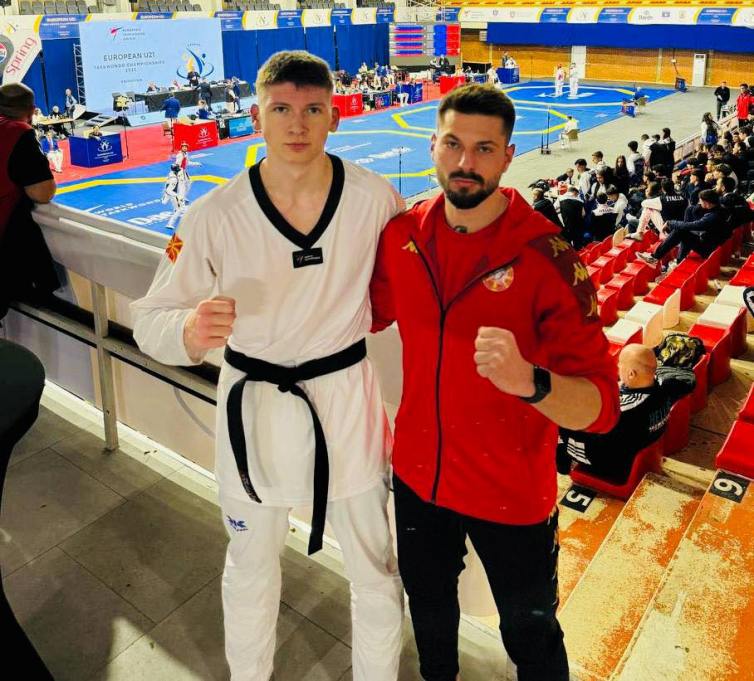 Филип Блажевски освои бронзен медал на Европското таеквондо првенство до 21 година