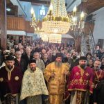 ЕПИСКОПОТ ВЕЛИЧКИ СЛУЖЕШЕ ЗЛАТОУСТОВА ЛИТУРГИЈА ВО СВЕТИ МЕРКУРИЈ ВО БАРЕШАНИ