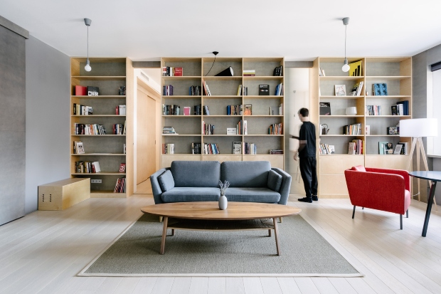 Во овој стан во Москва тишината и осаменоста се главни приоритети