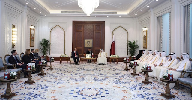 Средби на Гаши во Доха со спикерот на Советот на Шурата на Државата Катар и генералниот секретар на Врховниот комитет за испорака и наследство