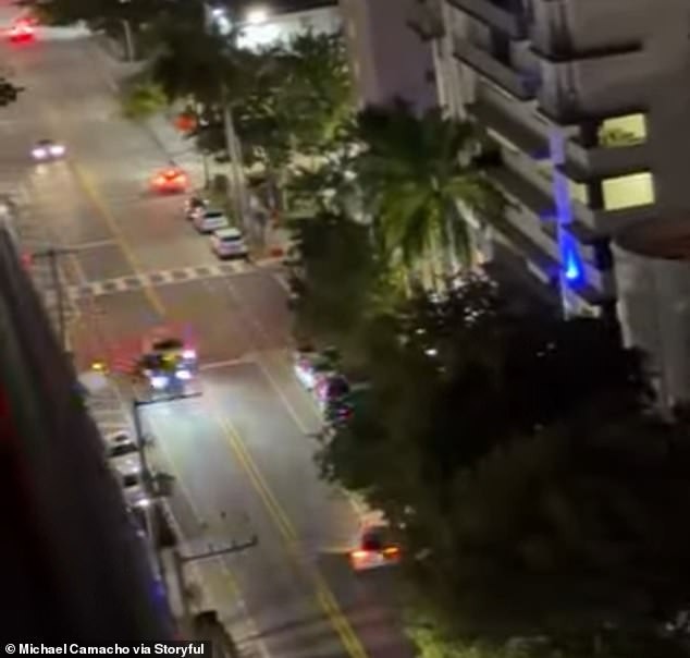 Крадецот на луксузното Ferrari вредно 400.000 долари предизвика огромна експлозија и прекин на струја во Мајами откако со голема брзина удри во бандера додека бегаше од полицијата