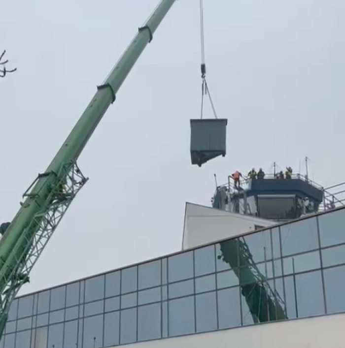 Успешно завршени градежните активности за целосна демонтажа на стариот радар на Меѓународниот Аеродром Скопје