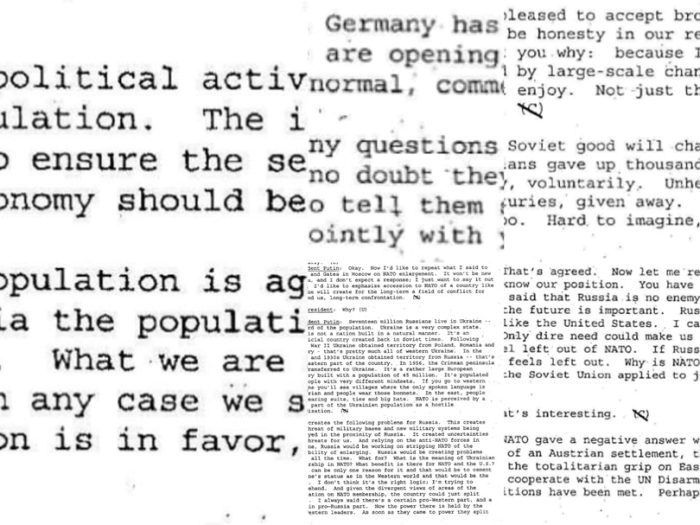 Објавени транскрипти од разговори меѓу Путин и Буш за Украина и НАТО од 2001, 2005 и 2008 година