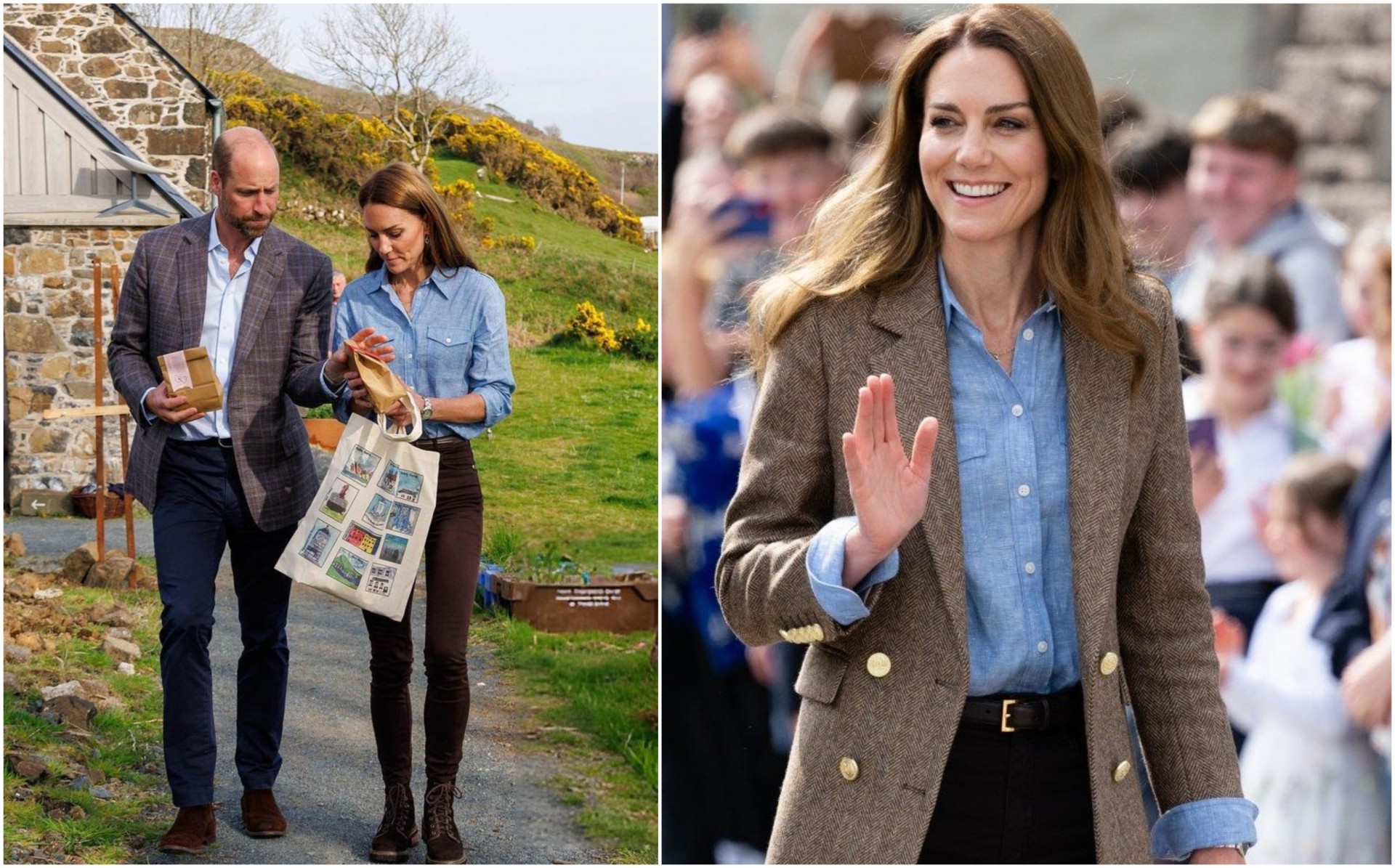 Од Вилијам до Кејт: Оваа сина „машка“ кошула ја носат сите членови на кралското семејство