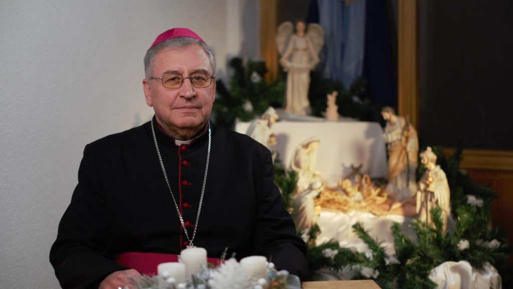 Божиќна честитка на Н.В.П. д-р Киро Стојанов, Скопски бискуп и Струмичко – скопски епарх