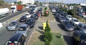 АМСМ: Повторно е блокиран сообраќајот на Евзони-Богородица