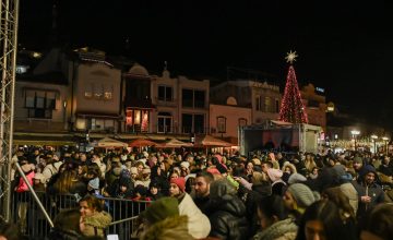 Oхрид подготвен за дочек на Новата година на градскиот плоштад