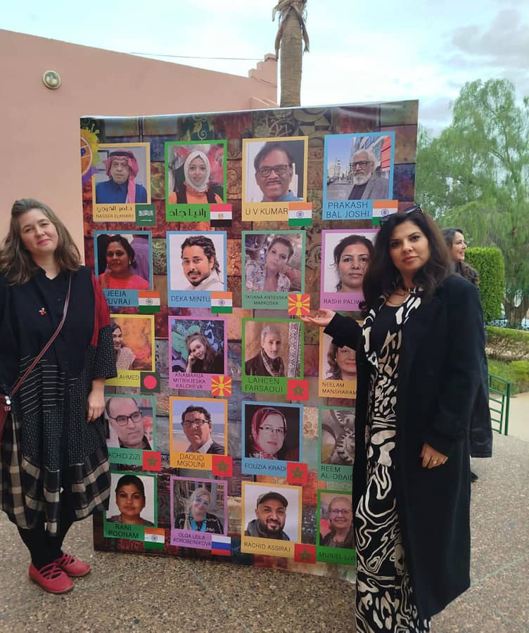 Анамарија Митриќеска-Кал’чева и Татјана Антевска Маркоска во Мароко твореа со уметници од цел свет