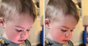 (ВИДЕО) Момче неутешно плаче за својот татко кој отишол на работа, видеото трогнало илјадници татковци