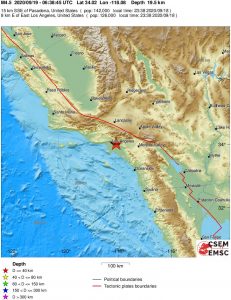 Земјотрес со јачина од 5 степени ја погоди Калифорнија