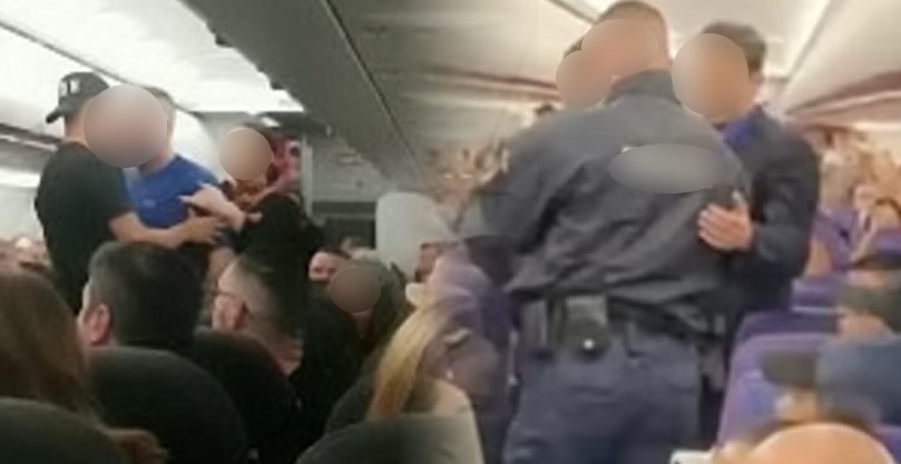 Уапсени словачки навивачи, се тепале во авион на скопскиот аеродром