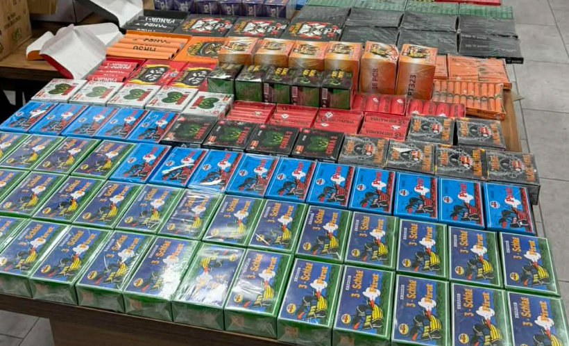 Пронајдени над 9.000 парчиња пиротехнички средства во Гостивар, лишено од слобода едно лице