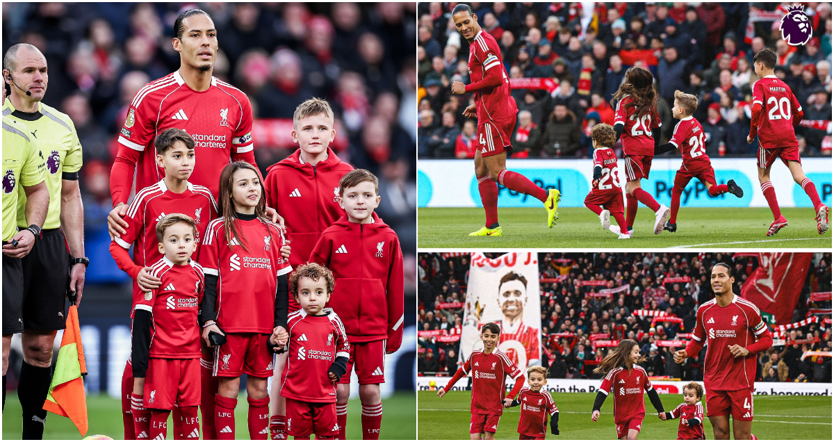 Ливерпул и Волвс не го заборавија: Емотивни сцени со децата на Жота на „Енфилд“