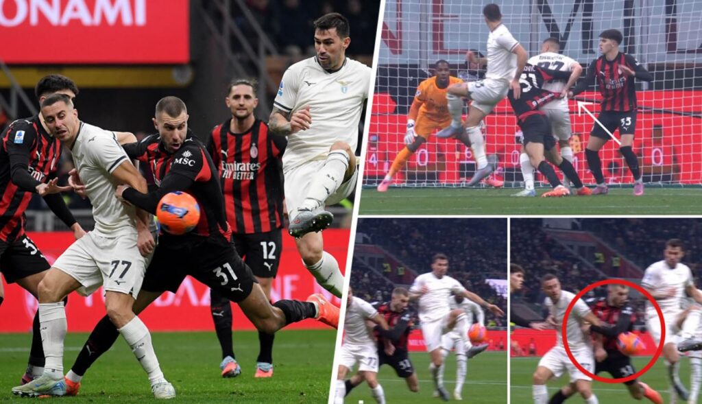 Судиската организација во Италија: Играчот на Милан не направил пенал на мечот со Лацио (ВИДЕО)