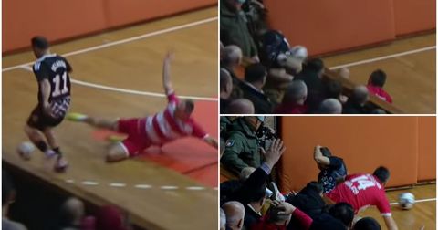 Страшна сцена: Крсте Велкоски удри со главата во ѕид и го исплаши Сараево! (ВИДЕО)