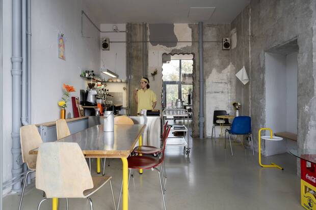 Кафуле во Белград што останува верно на бруталистичката логика на Генекс