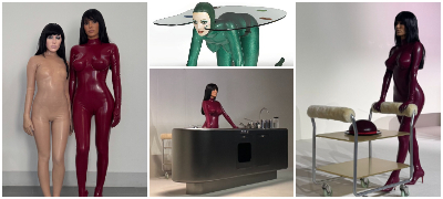 Бјанка Сенсори критикувана за бизарна уметничка изложба со жени во латекс, откако откри зошто излегува разголена