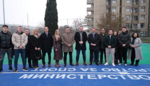 Реконструирани спортските игралишта во СД „Гоце Делчев“ во Скопје (ФОТО)