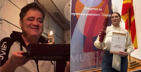 Двојна радост во семејството на Наум и Зуица: Некој дуваше свеќички, а некој славеше дипломска