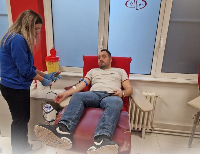 Видеолотарија ја реализираше традиционалната крводарителска акција по 25-ти пат