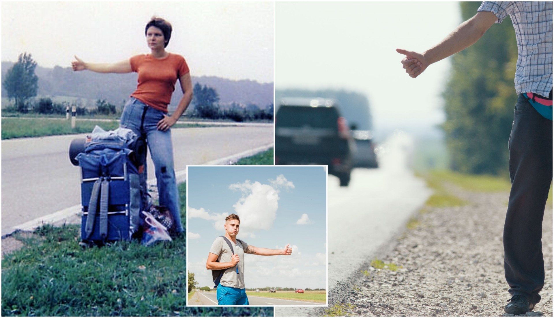 „Не ти треба автомобил, до Англија ќе одиме со автостоп“: Како кревањето палец нагоре од нормална појава, денеска се третира како ризична замка